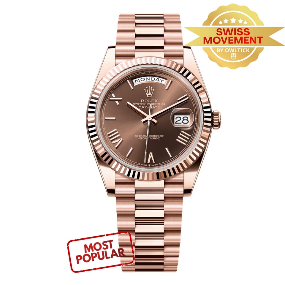 [Superclone] Rolex Day-Date 40mm Chocolate Dial President 228235