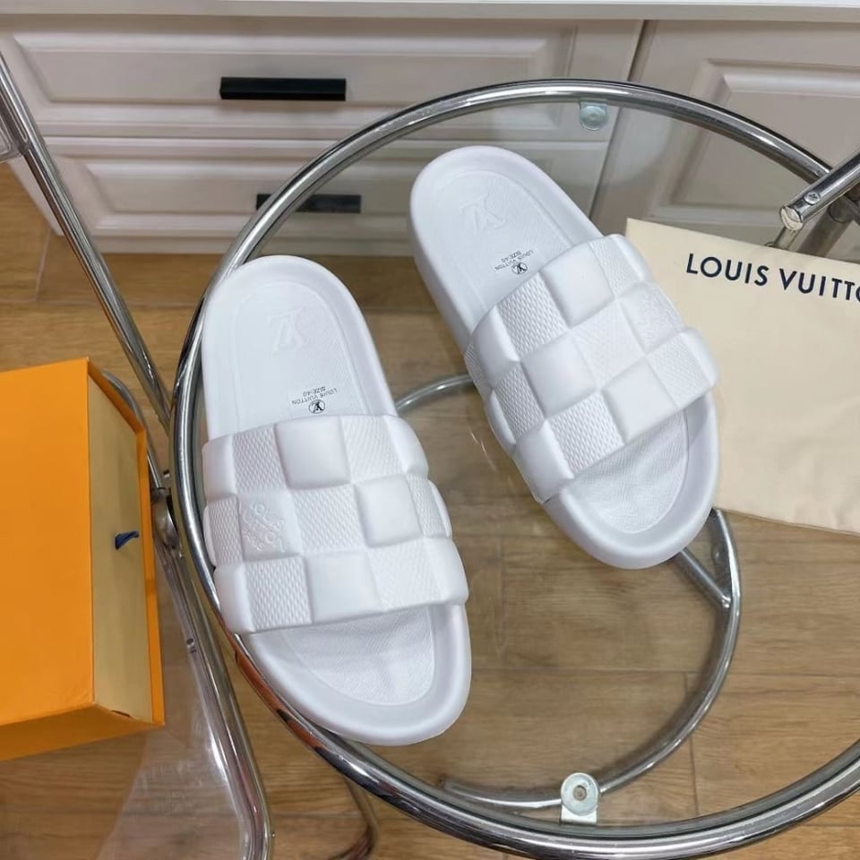 Louis Vuitton Waterfront Mule Maxi Damier Rubber White view 8