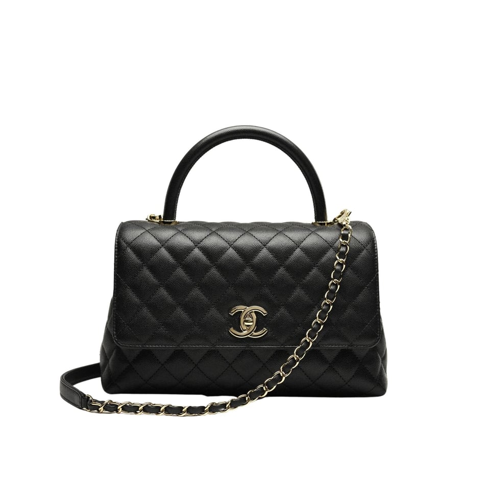 Chanel Coco Large Flap Bag With Top Handle 29cm view 2