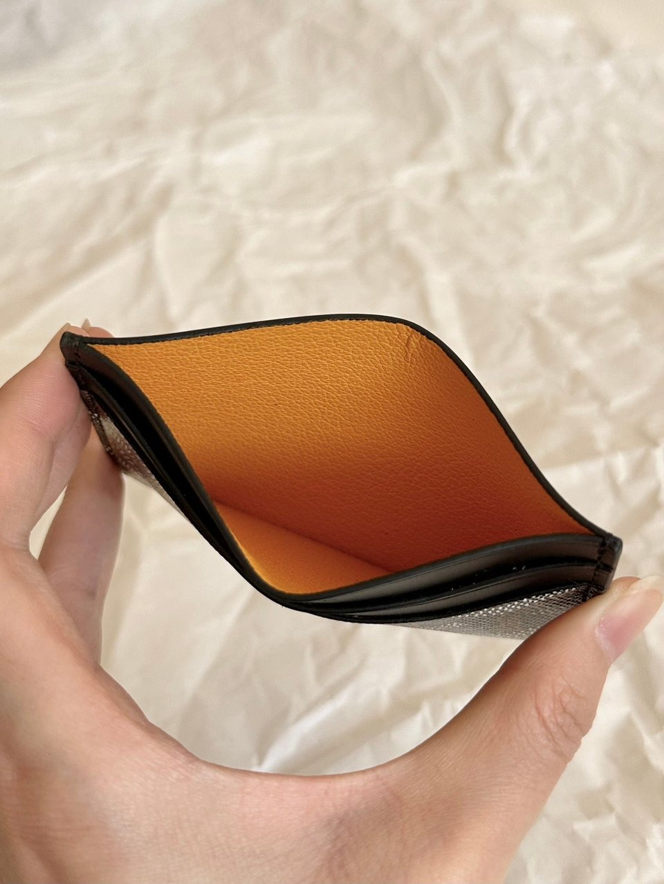 Goyard Saint-Sulpice Card Wallet 10 Cm Black Goyardine Canvas view 3