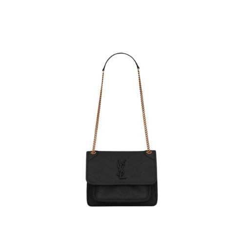 Saint Laurent Niki Baby Chain Bag In Black