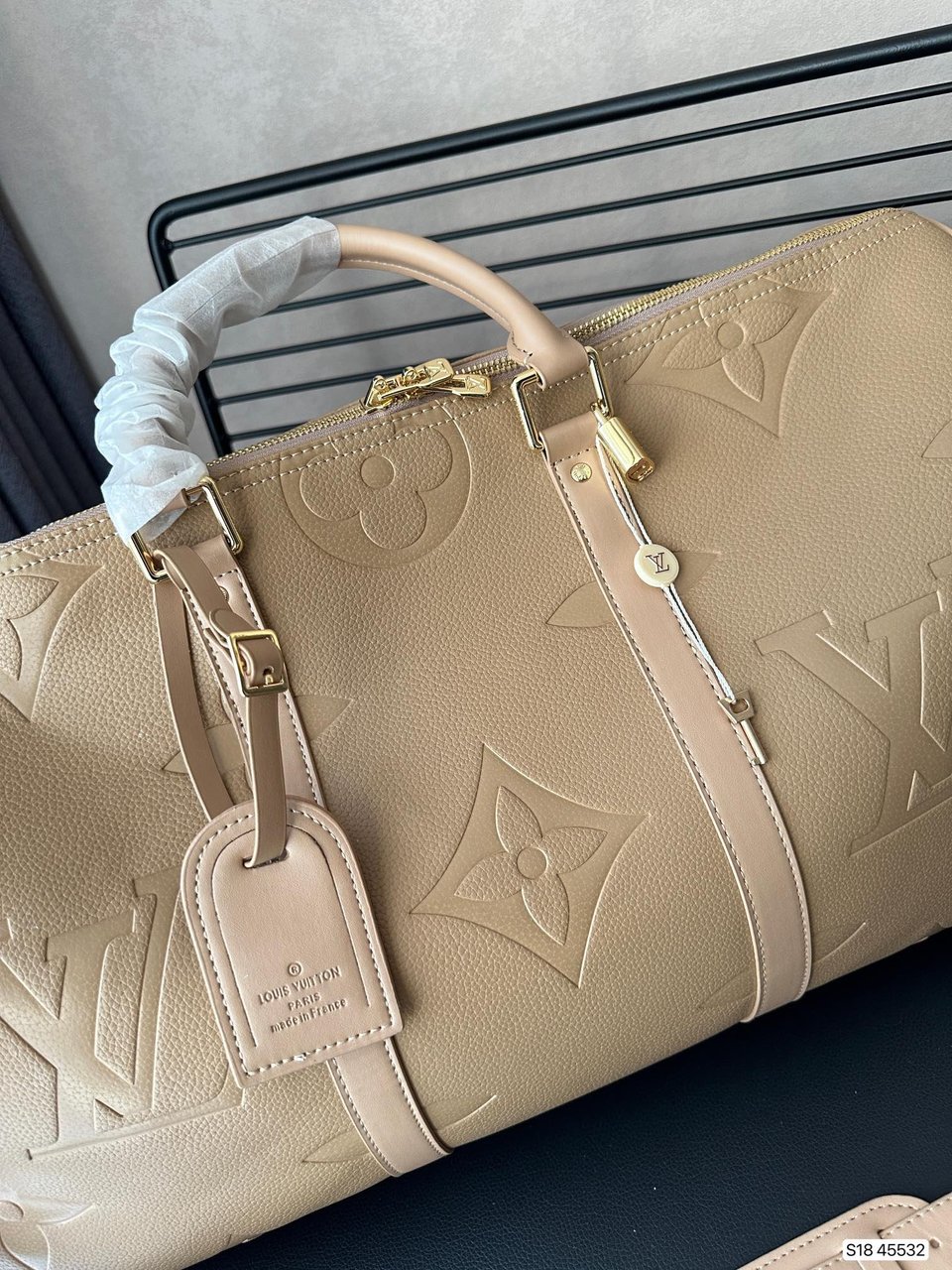 Louis Vuitton Keepall Beige 45Cm M46114 view 8