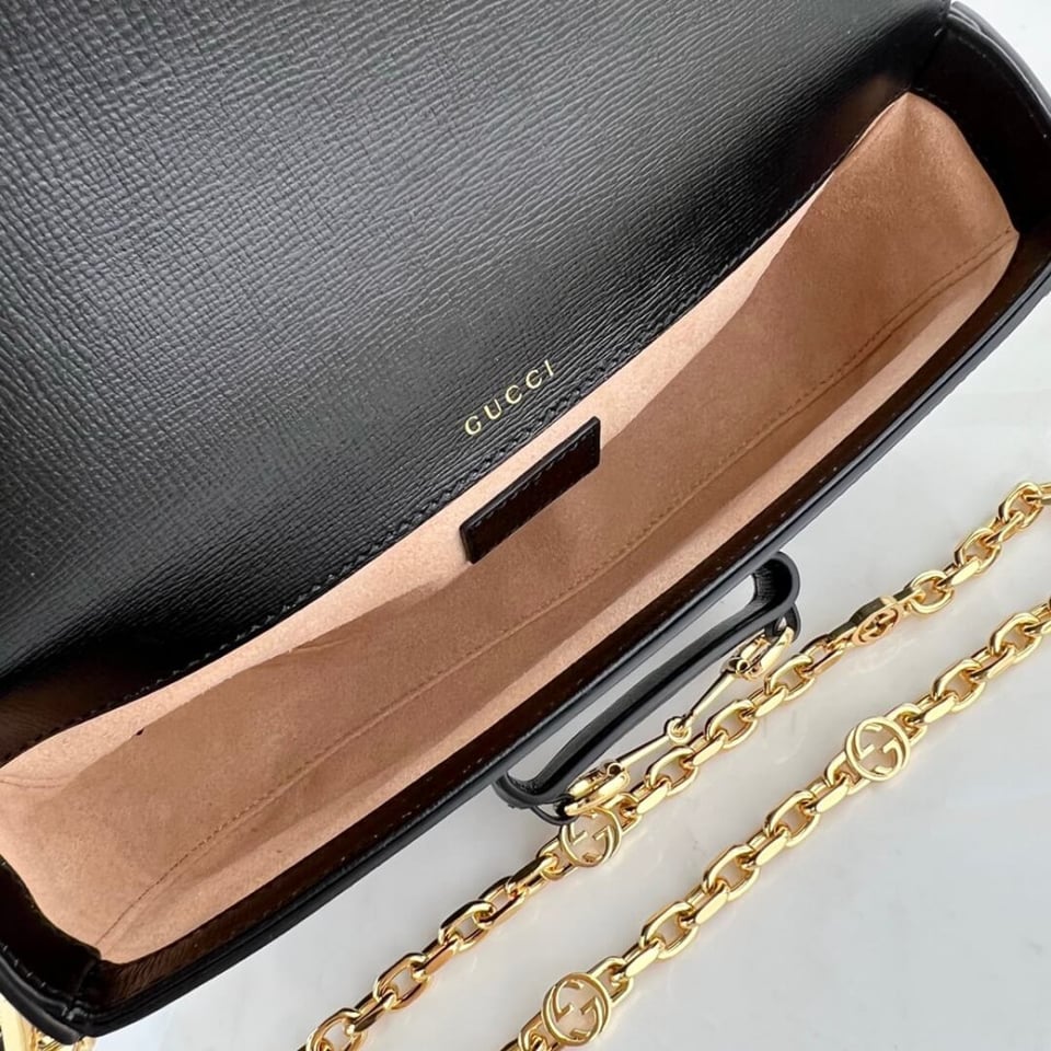 Gucci Horsebit 1955 Leather Shoulder Bag view 15
