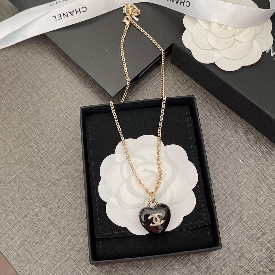 Chanel And Gold Metal Necklace Ab9463 B09327 Nk812 view 2