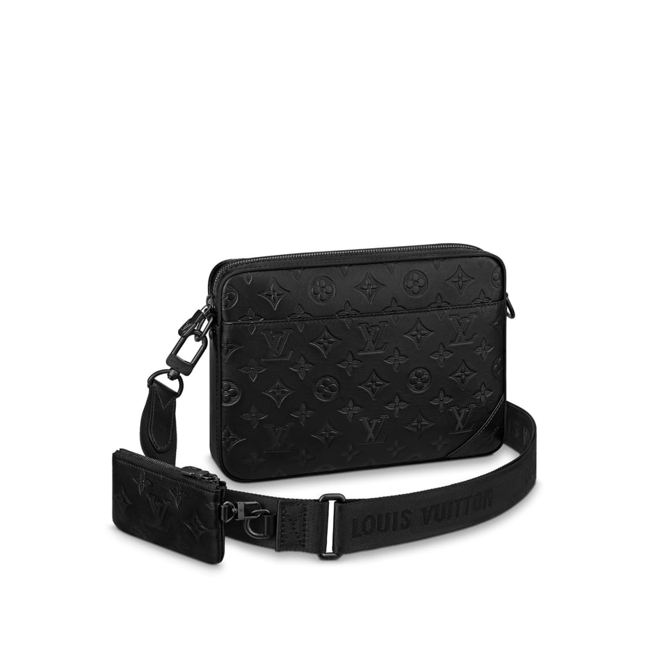 Louis Vuitton Duo Messenger Bag Black 25Cm M69827 view 2