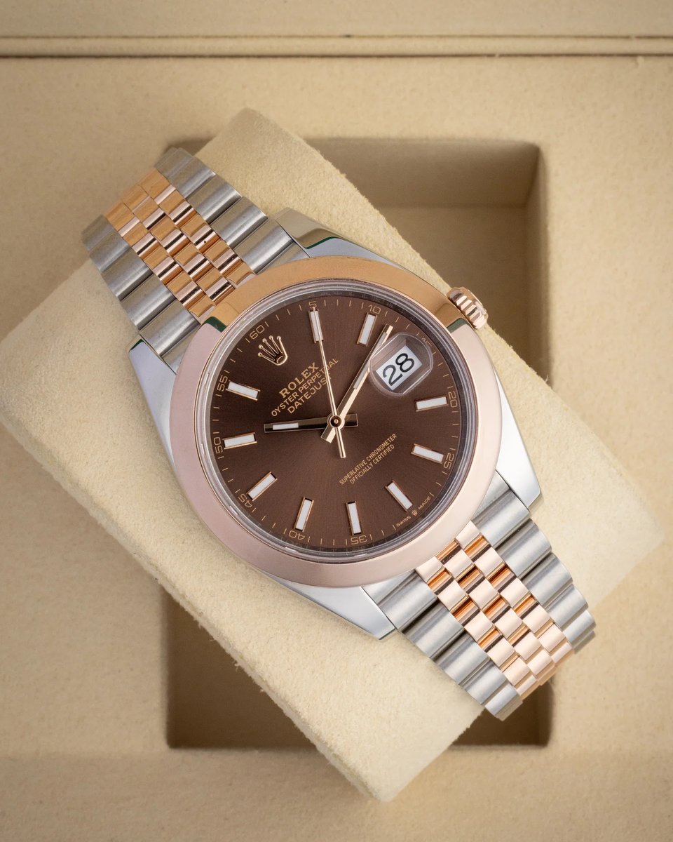 [Superclone] Rolex Datejust 41mm Chocolate Dial Jubilee 126303 view 7