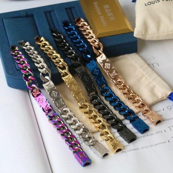 Louis Vuitton Monogram Chain Bracelet view 3