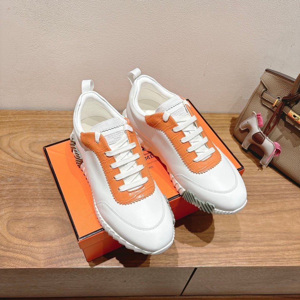 Hermès Day Sneaker White- Shoes for Men view 11