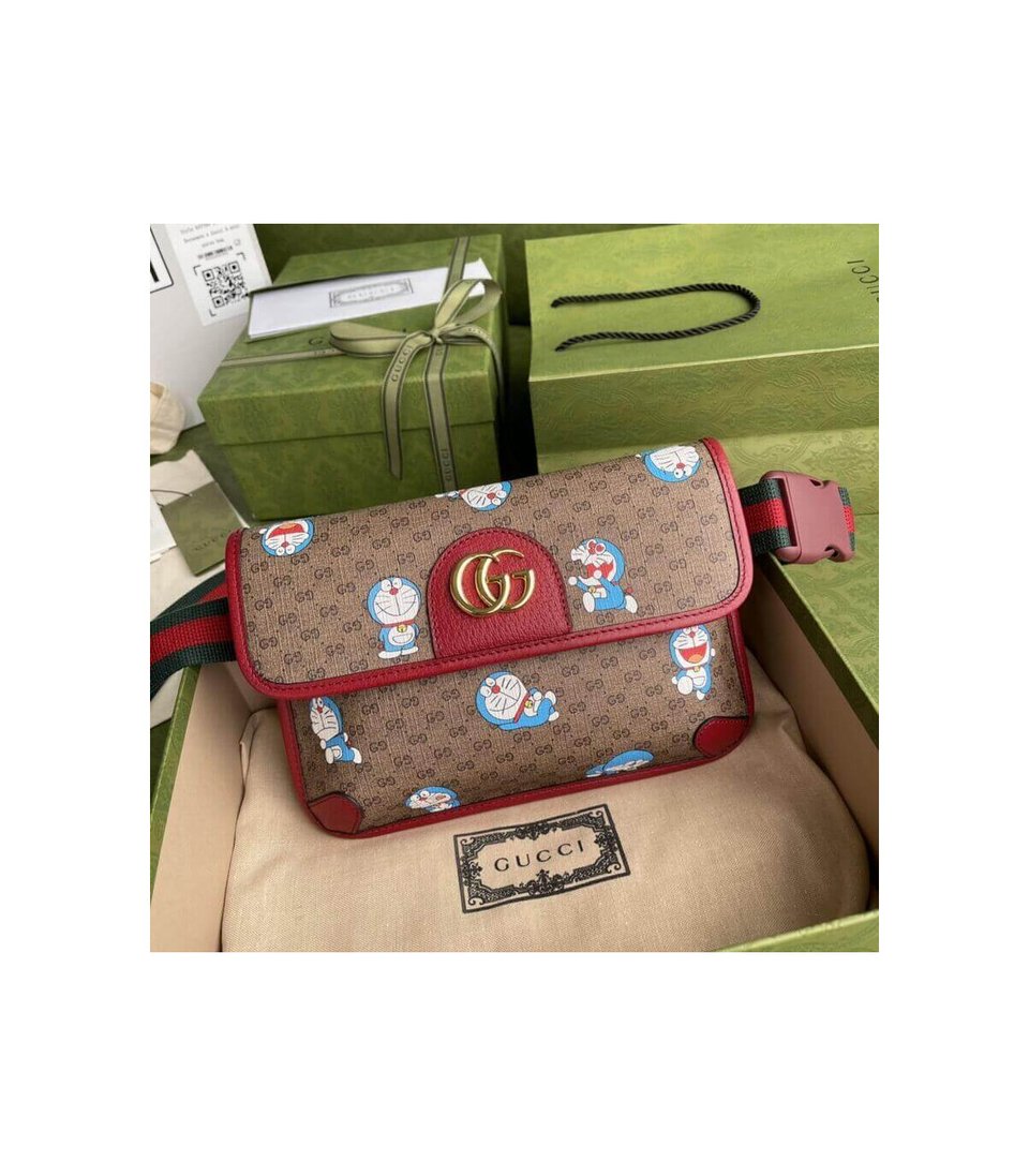 Gucci x Doraemon Small Belt Bag ‘Ivory’ 24cm view 4
