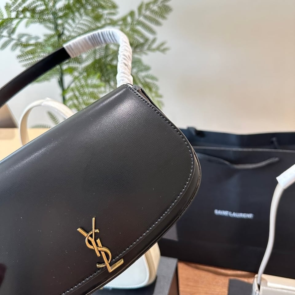 Saint Laurent Mini Voltaire In Box Black 17Cm view 6