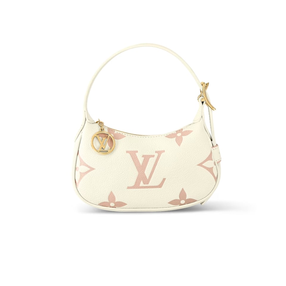 Louis Vuitton Mini Moon Bag In Latte White And Chamallow Pink 21Cm M24108
