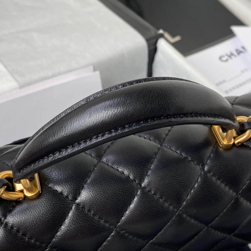Chanel Mini Flap Bag With Top Handle view 8