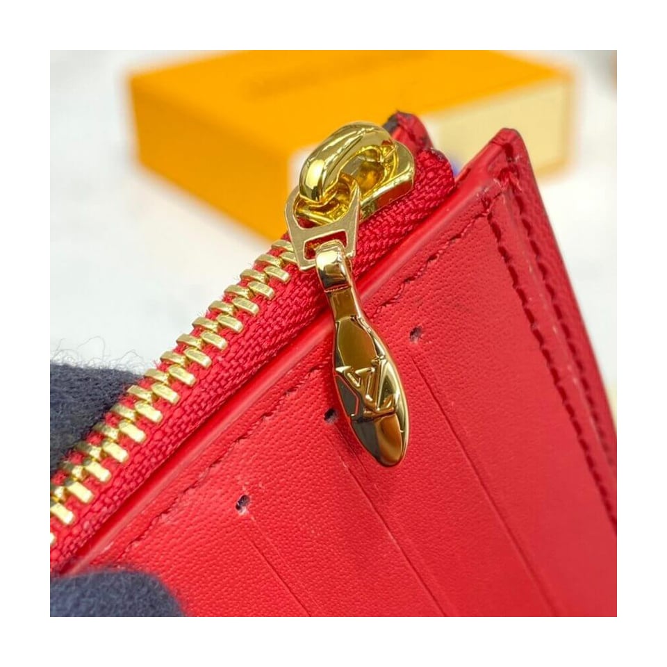 Louis Vuitton Flower Compact Wallet Red view 11