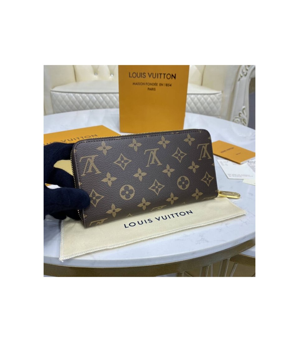 Louis Vuitton Monogram Zippy Wallet Red view 4