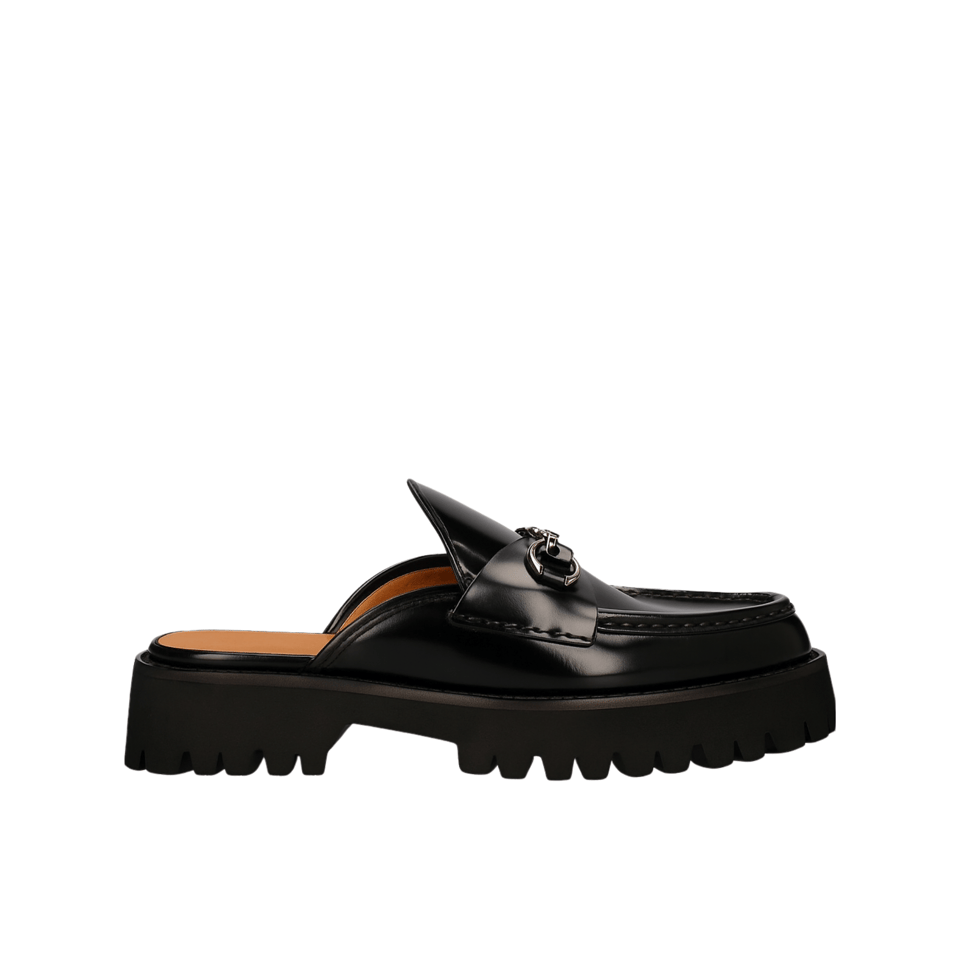 Gucci Women’S Mule With Horsebit Black 764207 Ds800 1000 view 2