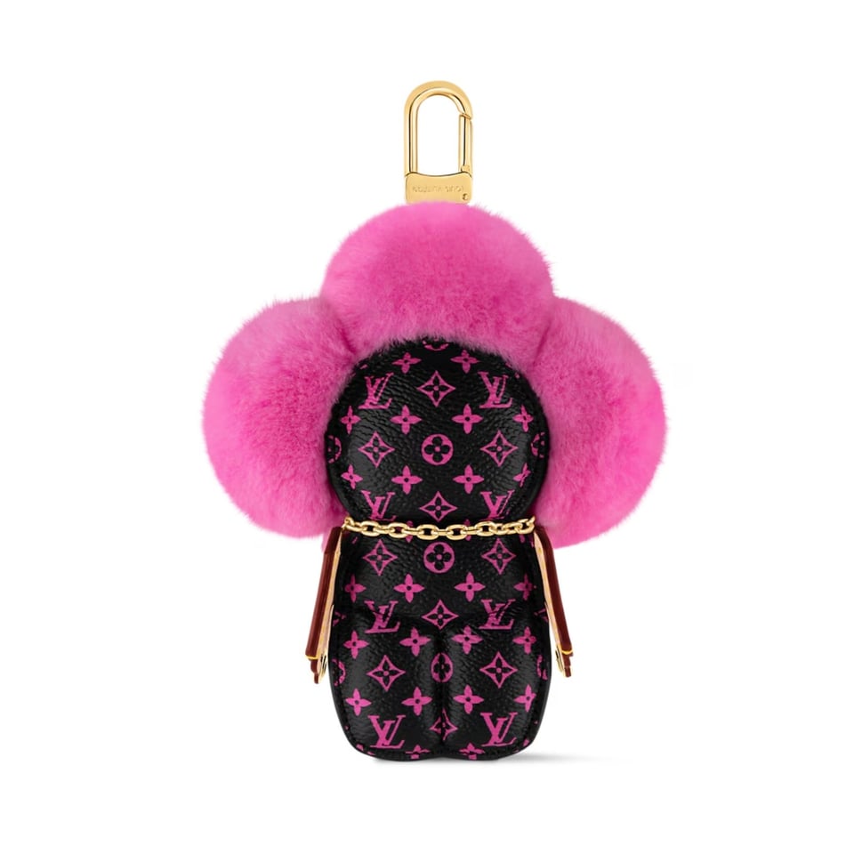 Louis Vuitton Vivienne Fashionista Bag Charm M01743 Pink 18cm/7.1in view 3