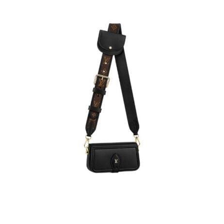 Louis Vuitton Officier Pouch With Strap Black 23Cm M69841 view 2