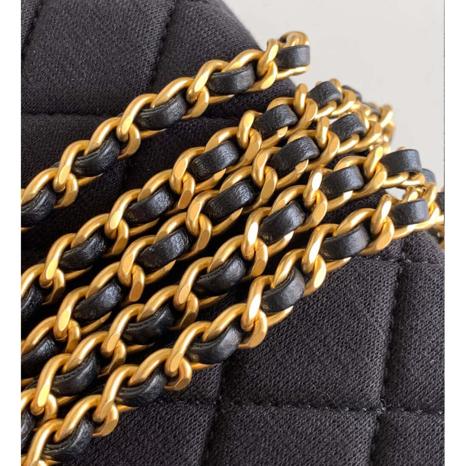Chanel Jersey Quilted Mini Kelly Shopper Bag 13cm view 9
