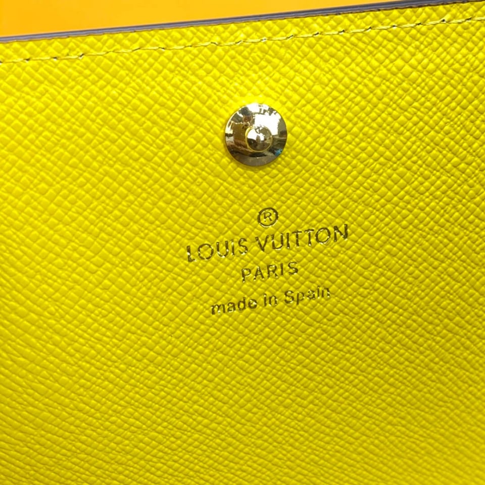 Louis Vuitton Vivienne Holidays Monogram Sarah Wallet Yellow view 8