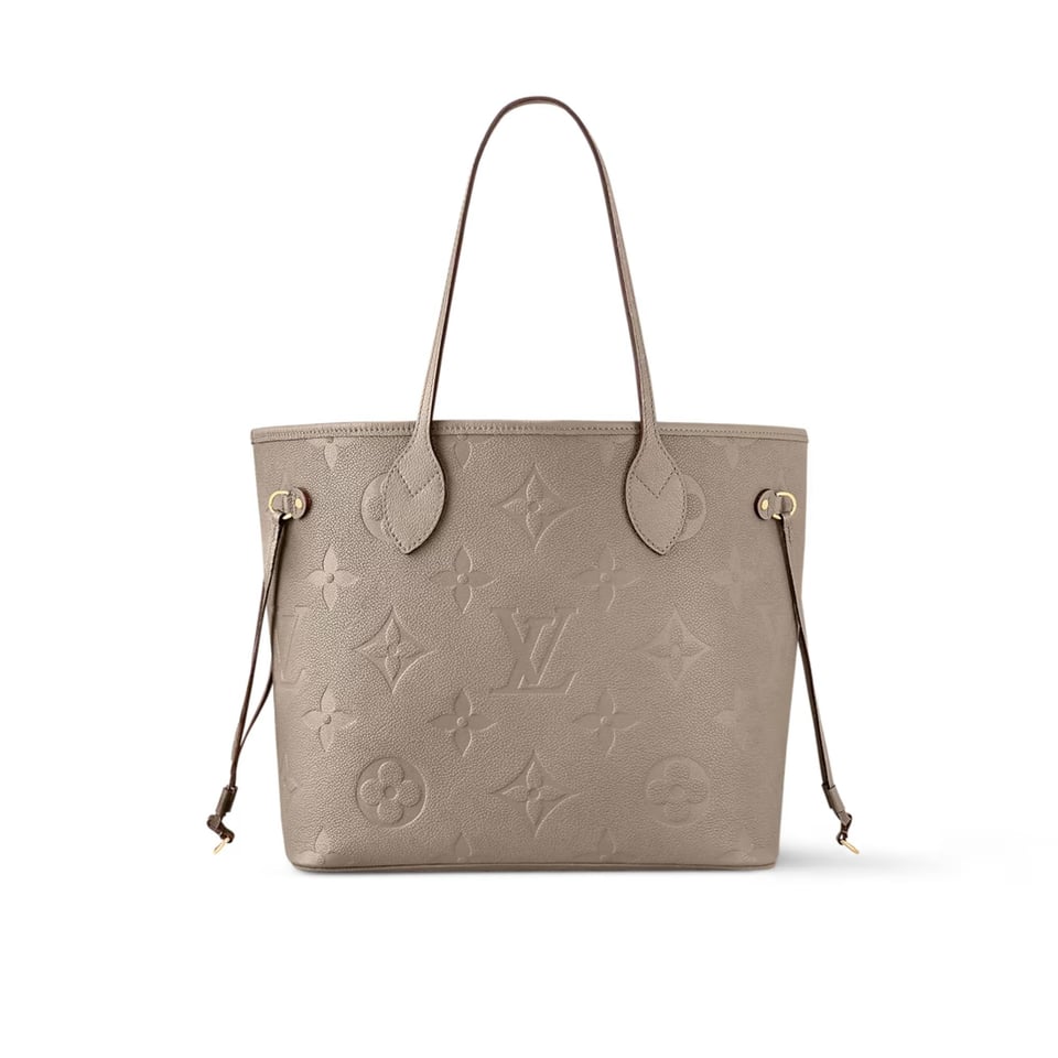 Louis Vuitton Neverfull Mm Tote Bag Tourterelle Gray 31cm M45686 view 2