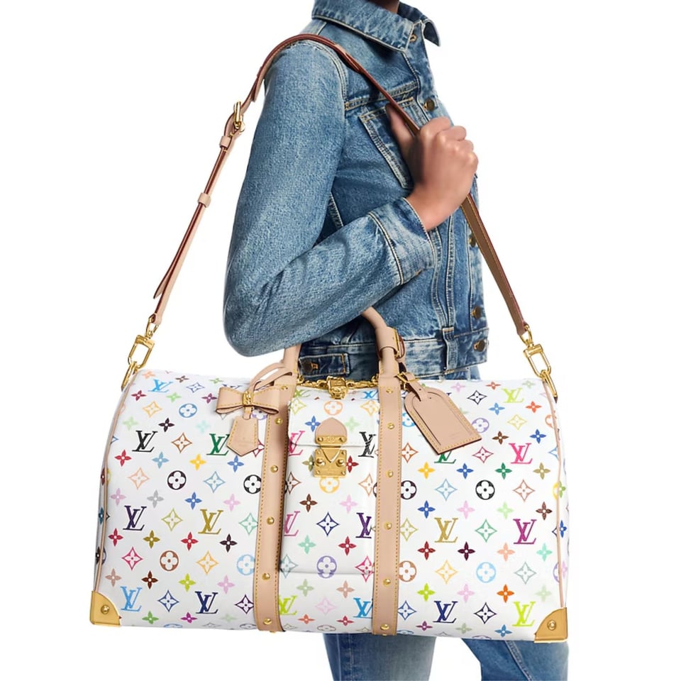 Louis Vuitton LV x TM Keepall Bandoulière 45cm/17.7in Multicolored M13742 view 2
