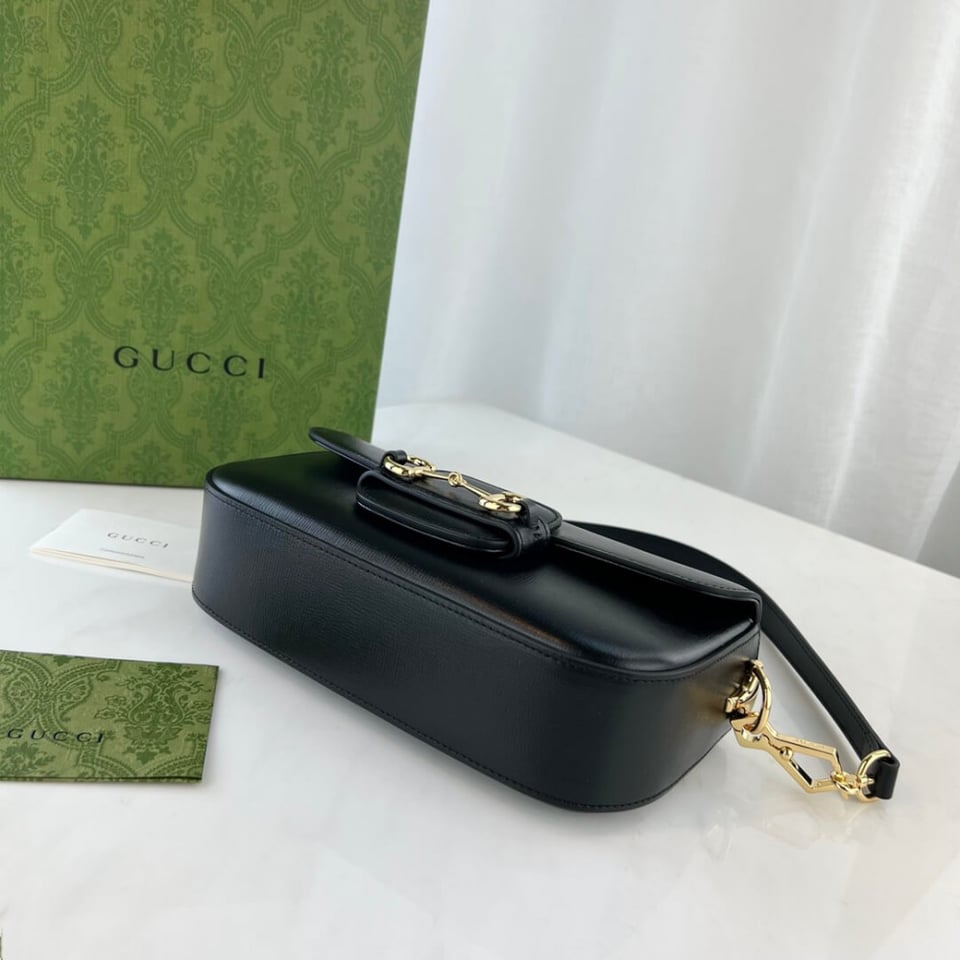 Gucci Horsebit 1955 Leather Shoulder Bag view 10