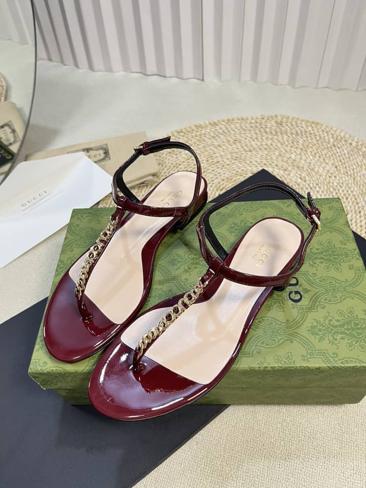 Gucci Signoria Thong Sandal Red ?782415 Bnc00 6207 view 9