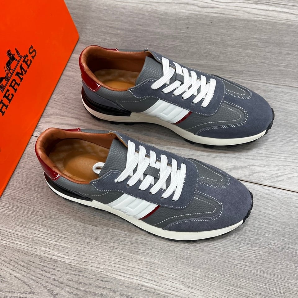 Hermes Trail Sneaker Grey view 9
