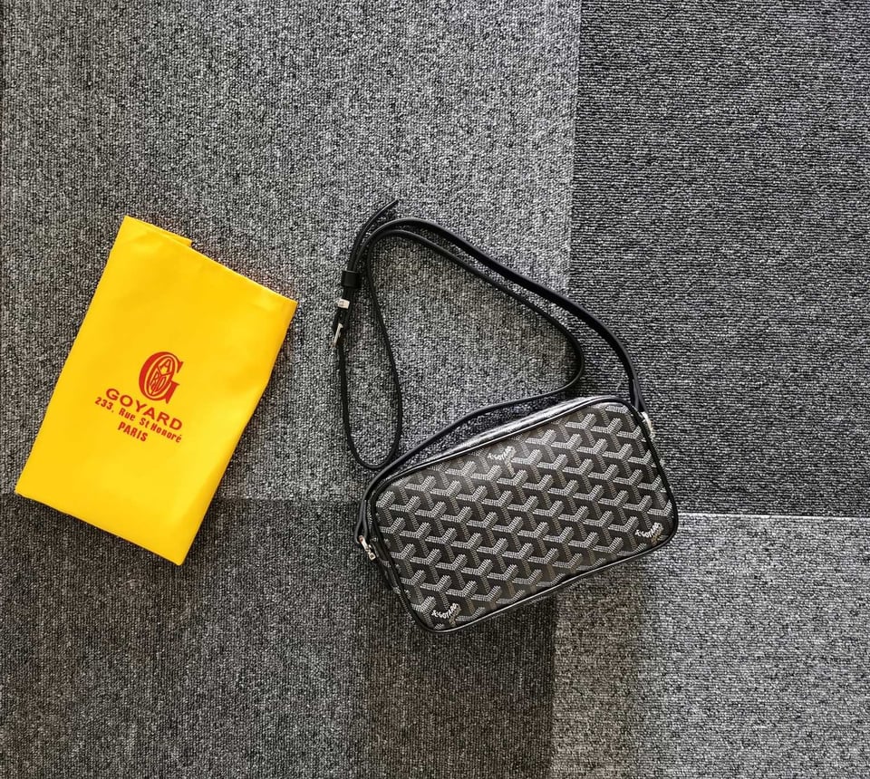 Goyard Cap-Vert Pm Bag 23X8X14Cm Black Canvas view 3