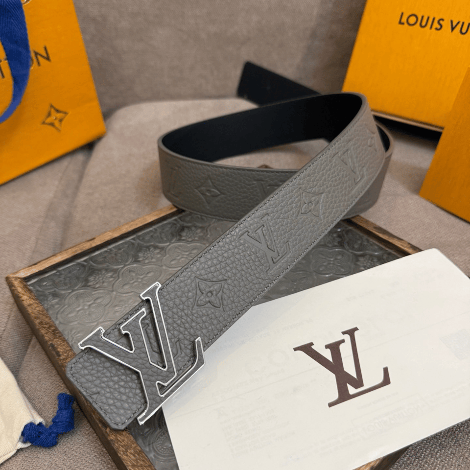 Lv Monogram Embossed 40mm Belt For Men view 6