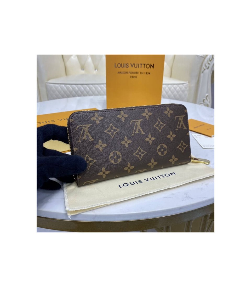 Louis Vuitton Monogram Zippy Wallet Pink view 4