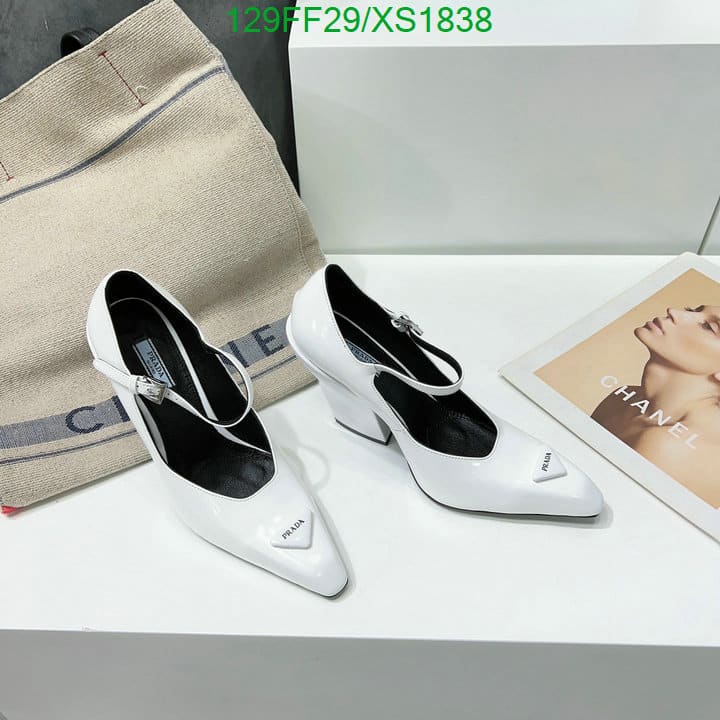 Prada Modellerie Leather Mary Jane Pumps In Nero White view 10
