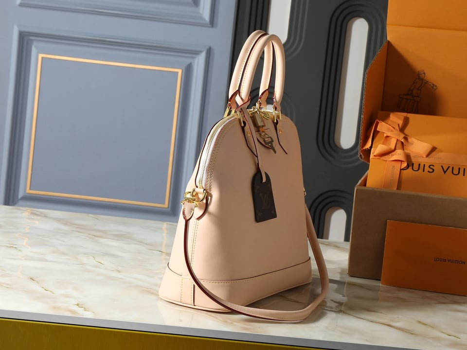 Louis Vuitton Alma PM Bag Beige 32cm M27388 view 3