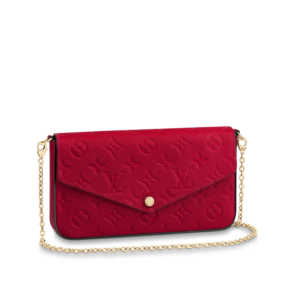 Louis Vuitton F Licie Pochette Scarlet Red 21cm/8.3in