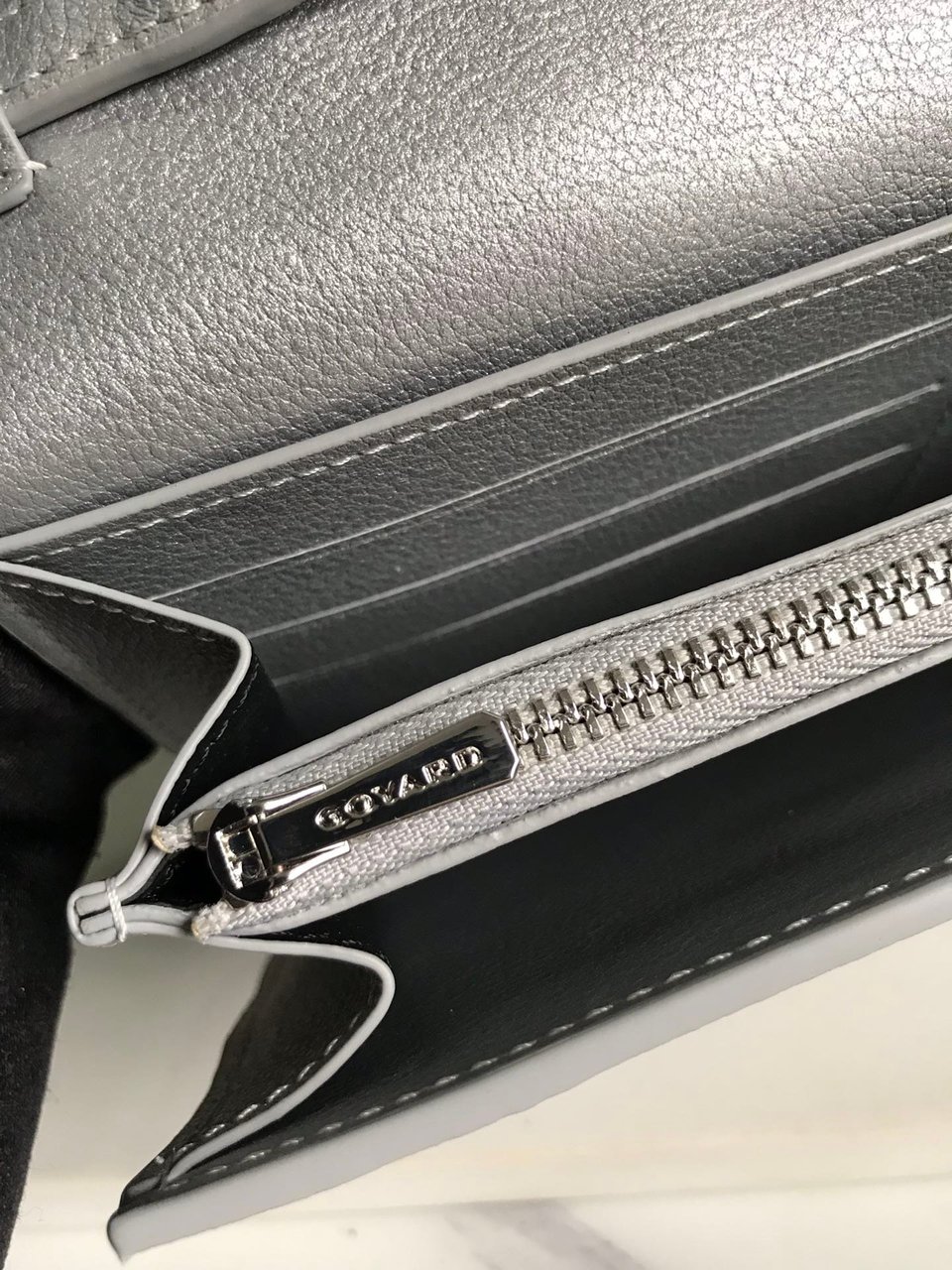 Goyard Varenne Continental Wallet 19 Cm Gray Goyardine Canvas view 10