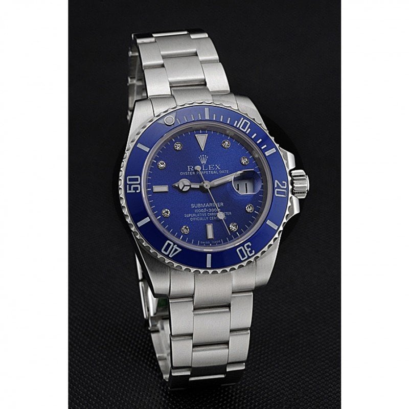 Rolex Submariner 40mm Blue Dial 622638 view 4