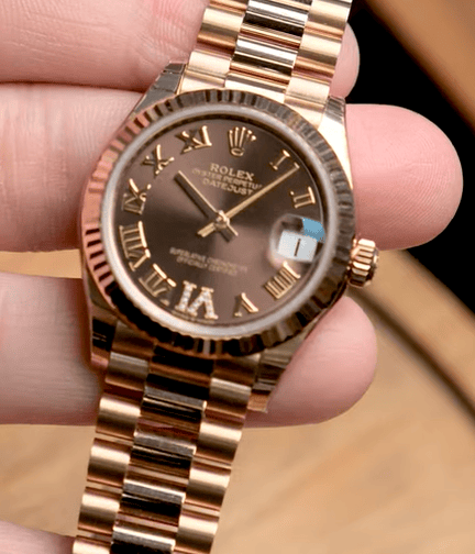 [Superclone] Rolex Datejust 31mm Dark Grey Dial President 278278 view 2