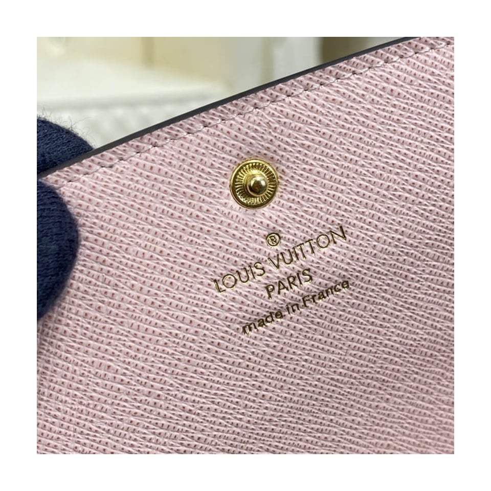 Louis Vuitton Monogram Canvas Emilie Wallet Pink view 10