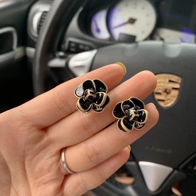 Chanel Flower Earrings view 6