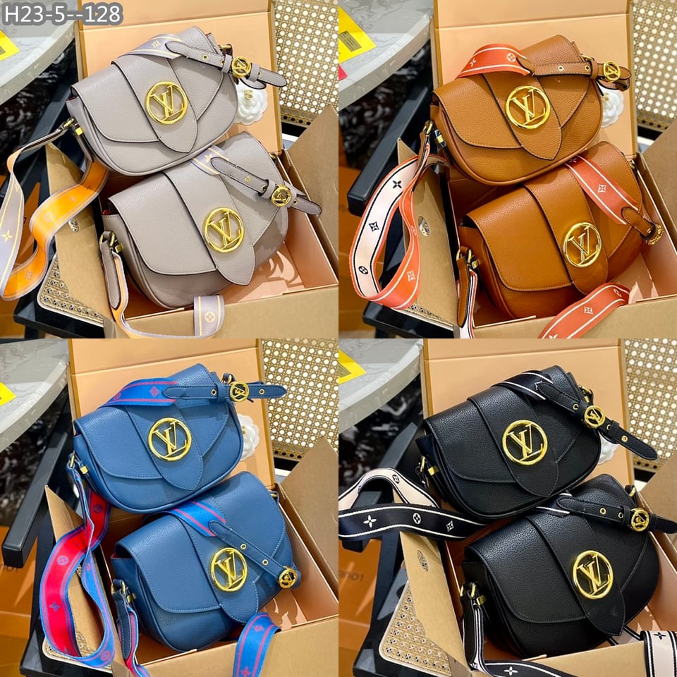 Louis Vuitton Pont 9 Soft Pm Blue 20Cm M58964 view 3