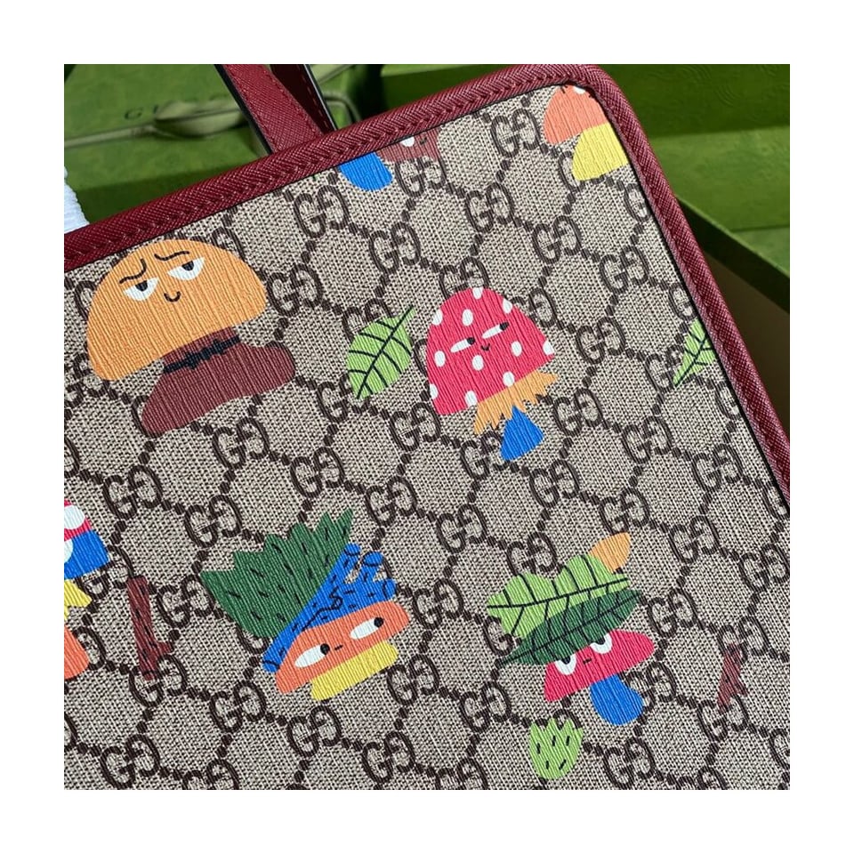 Gucci Woodland Tote Bag view 7