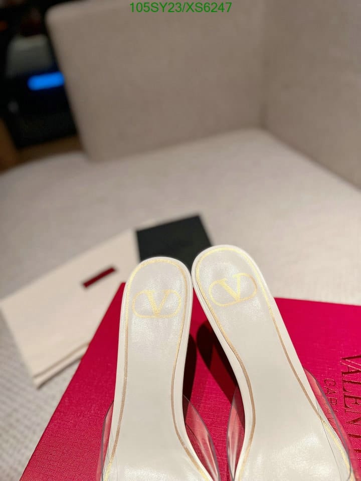 Valentino Vlogo 80 Vinyl Leather Mule In White view 7