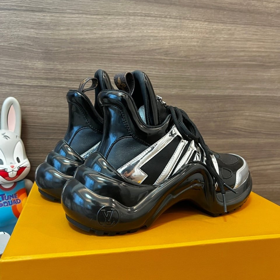 Louis Vuitton Archlight Sneaker Black And Silver view 6