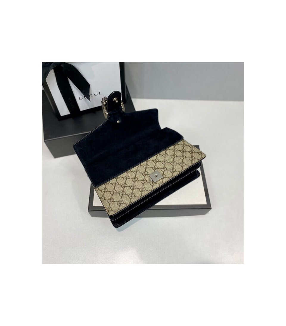 Gucci Dionysus Small GG Shoulder Bag Black view 9