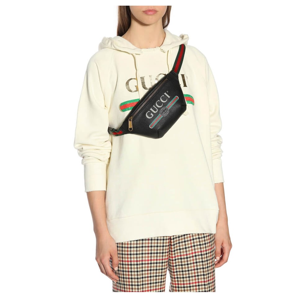 Gucci Print Small Belt Bag Waist Body Black view 5