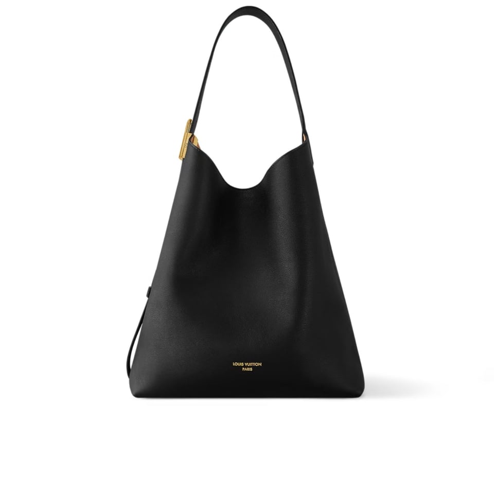 Louis Vuitton Low Key Hobo Bag With Gold Hardware In Black 43Cm M24856 view 2