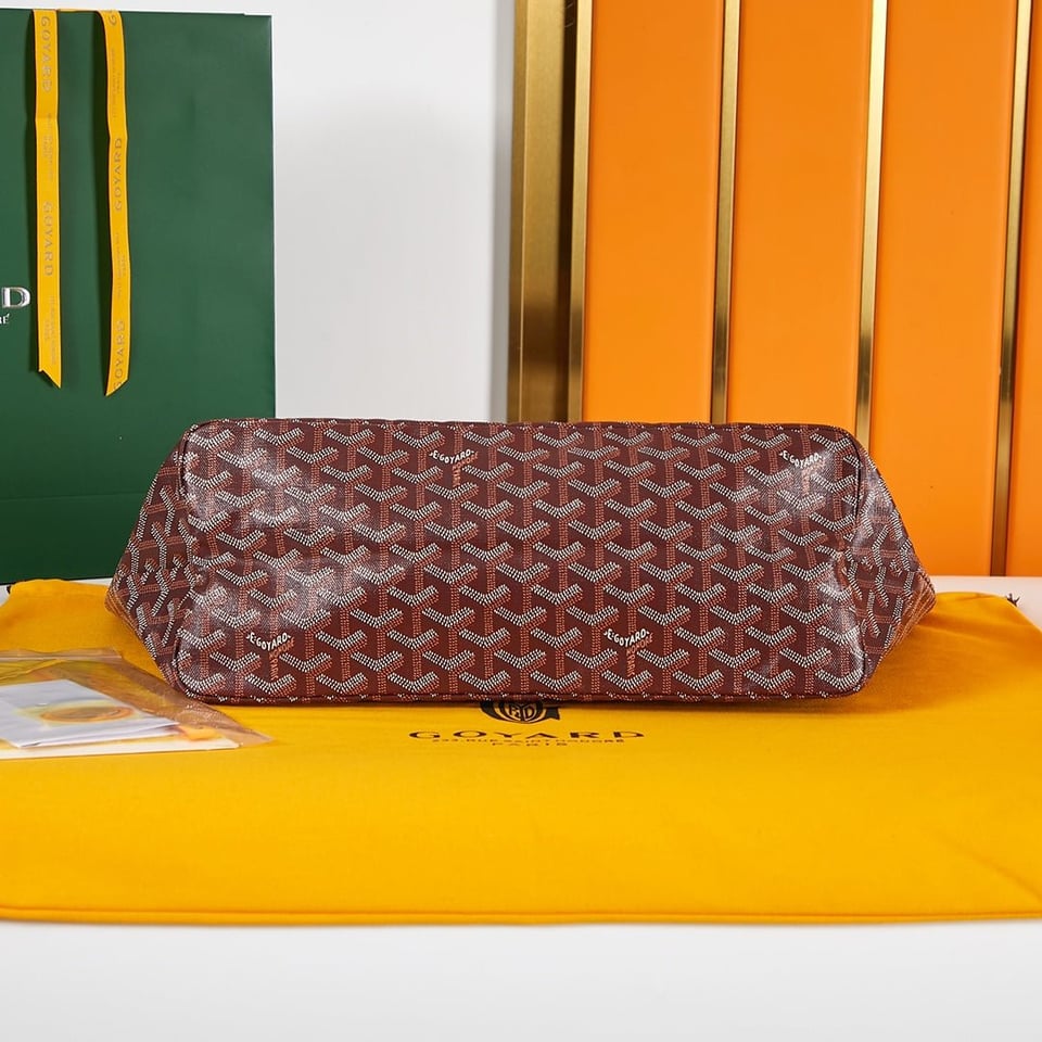 Goyard Saint Louis Pm 34Cm Burgundy Canvas Chevroches Calfskin view 7