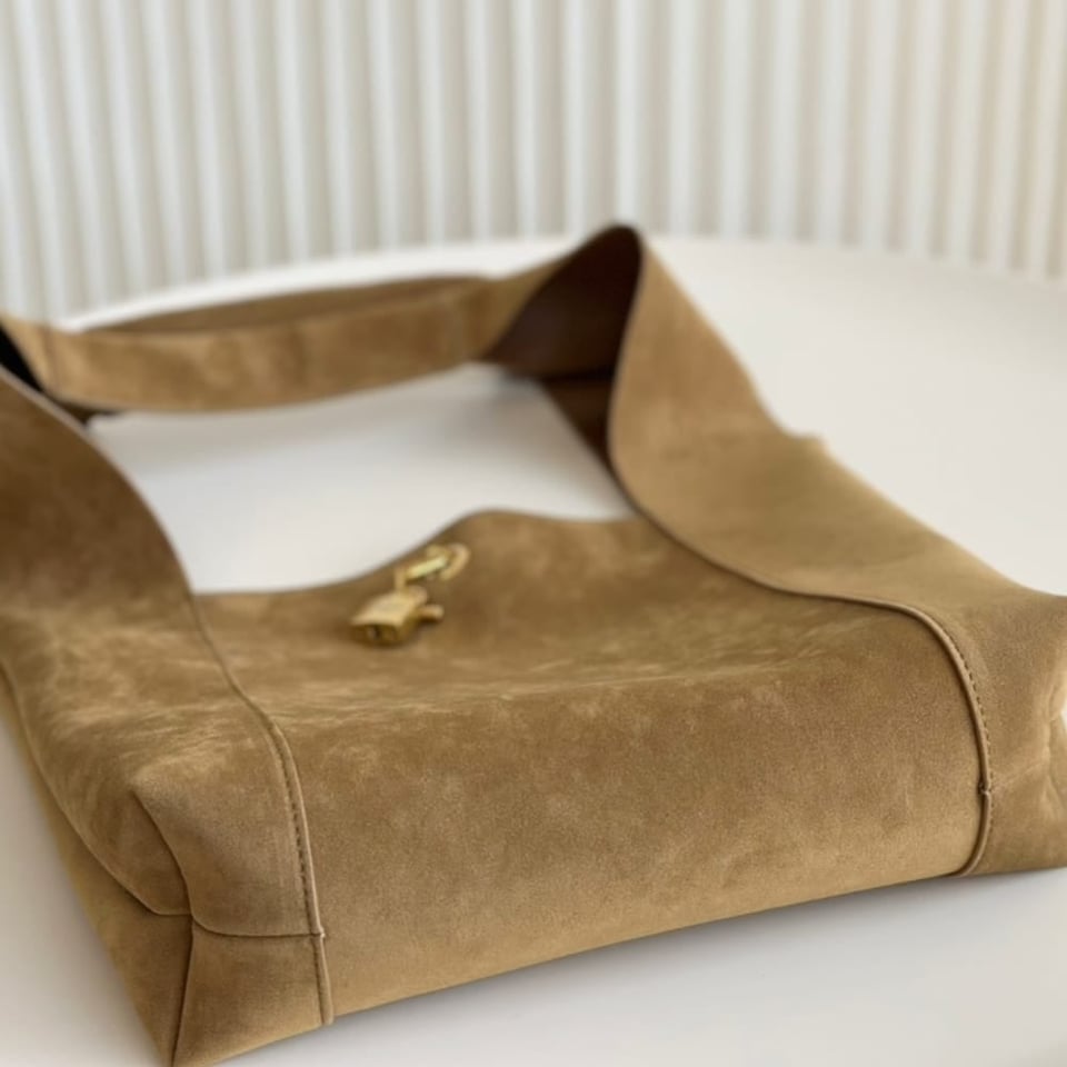 Saint Laurent Tanger In Suede Biscuit Brown 28Cm view 5