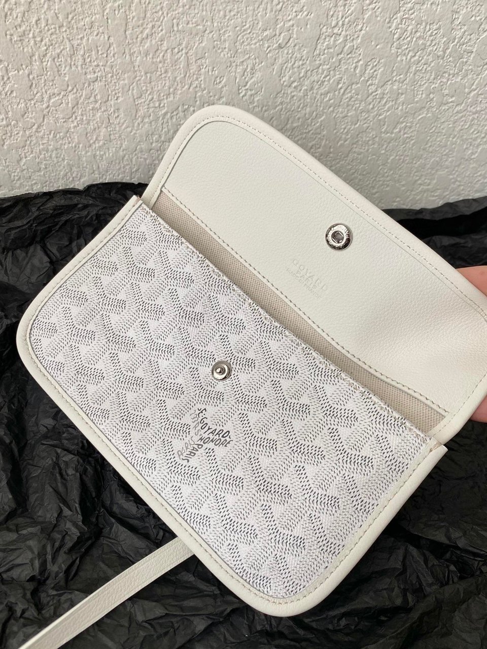 Goyard Saint Louis Gm 40Cm White Canvas view 10