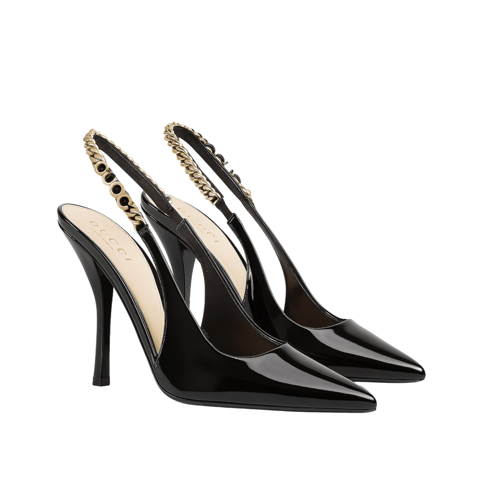 Gucci Signoria Slingback Pump In Black 783821 Bnc80 1000 view 2
